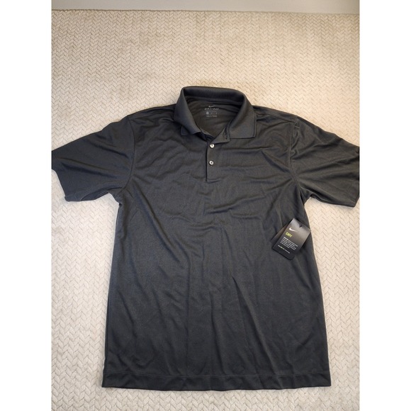 Nike Dri-Fit Golf Polo Shirt Black Men's Size Medium NWT - Picture 1 of 10